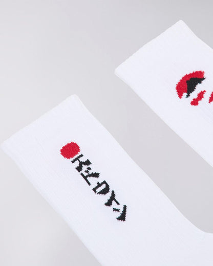 Edwin Kamifuji Socks // WHITE