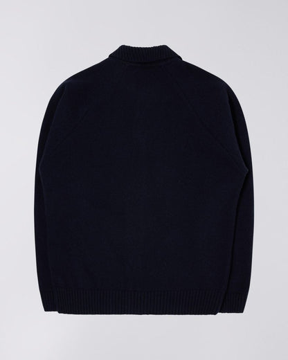 Edwin Mars Polo Cardigan // NAVY