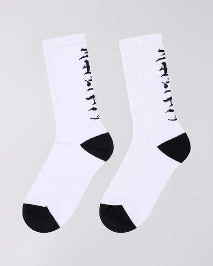 Edwin Gothic Socks // WHITE