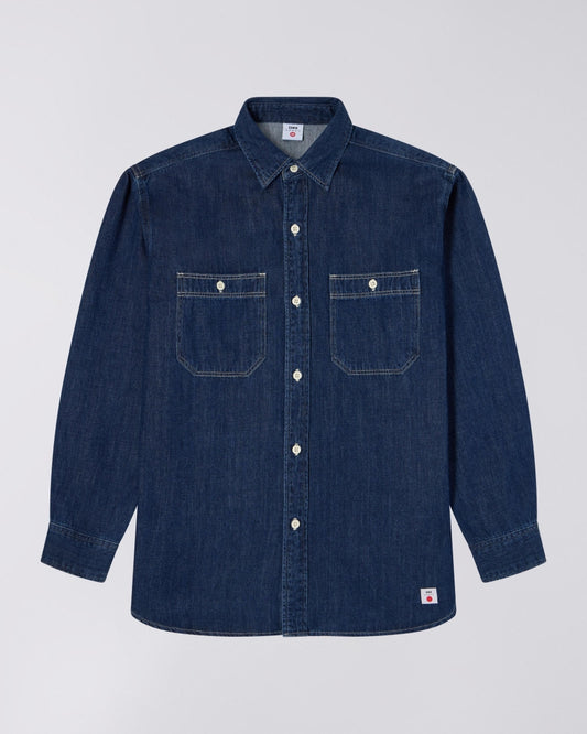 Edwin Work Shirt // DARK BLUE