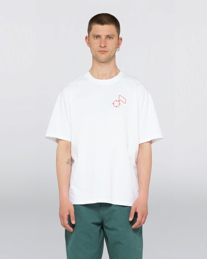 Edwin Charmer T-Shirt // WHITE