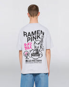 Edwin Ramen Pink T-Shirt // GREY MARL