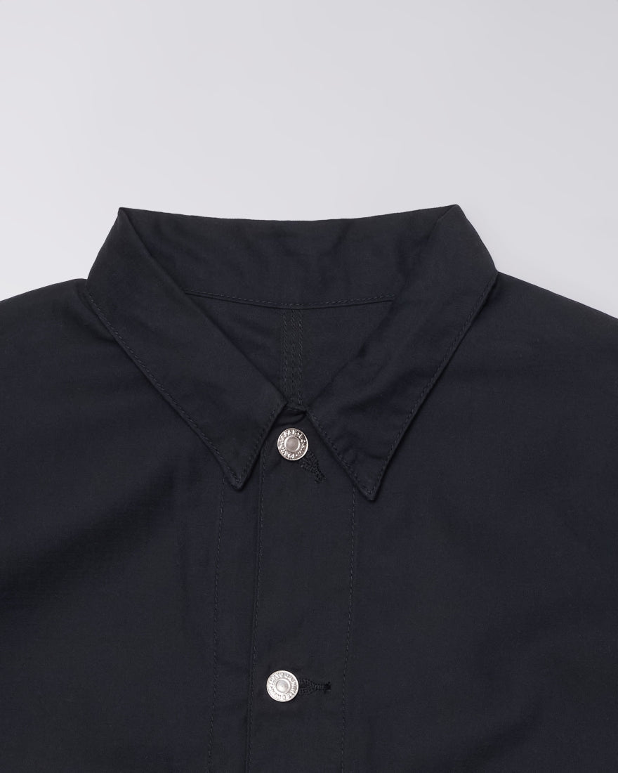 Edwin Coverall Overshirt // BLACK