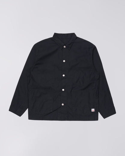 Edwin Coverall Overshirt // BLACK