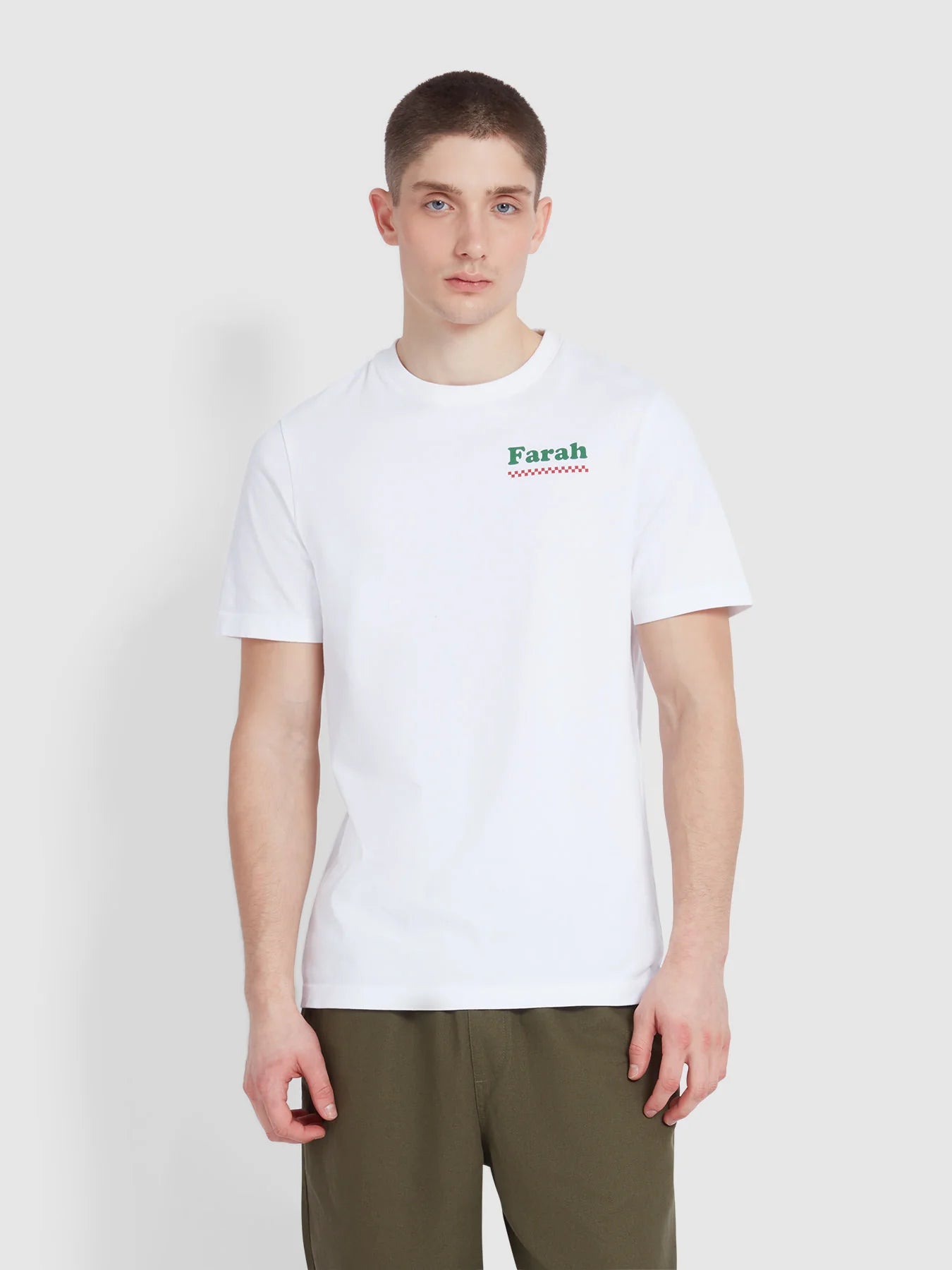 Farah Powis Graphic T-Shirt // WHITE