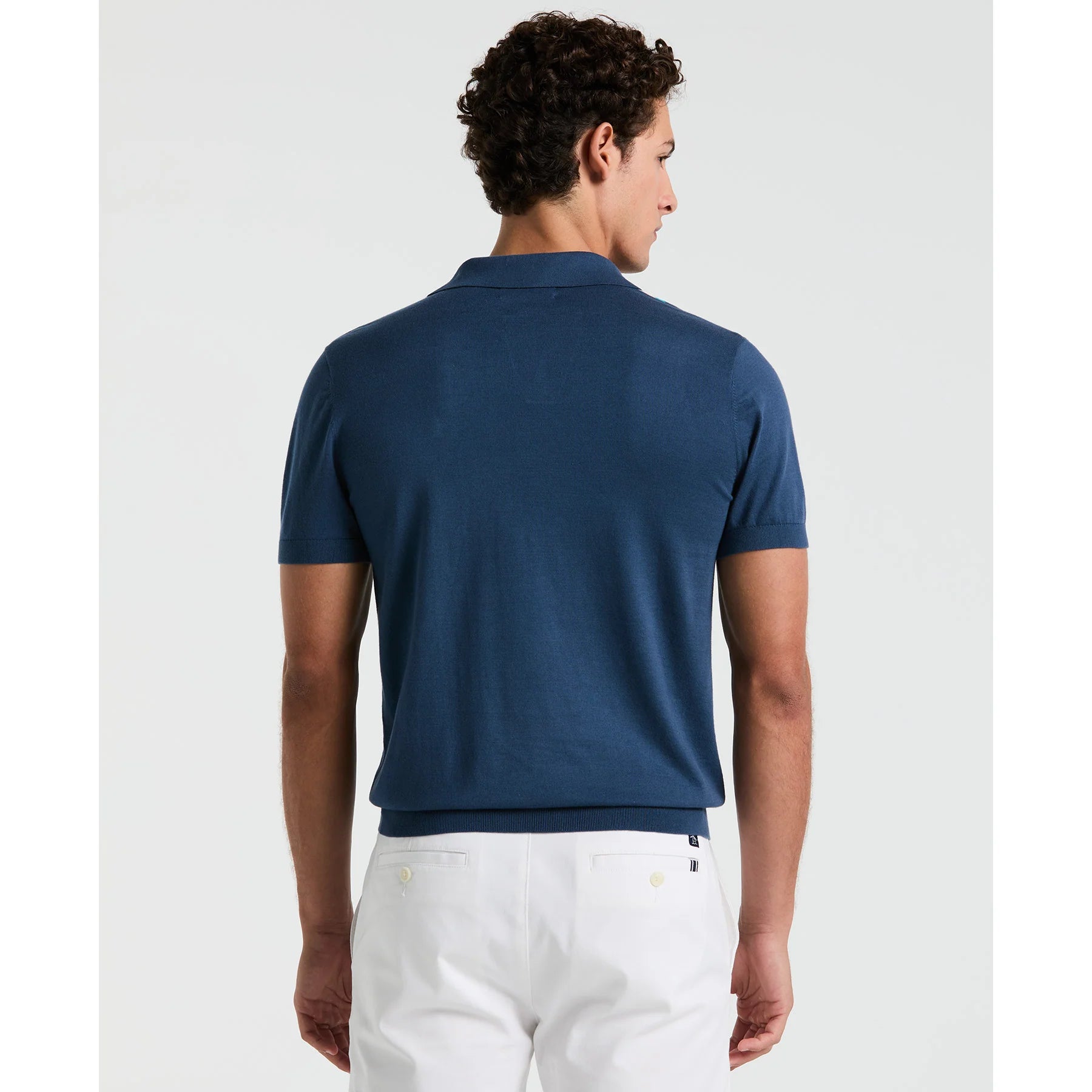 Penguin Vertical Stripe Sweater Polo OPGM2505 // SARGASSO SEA