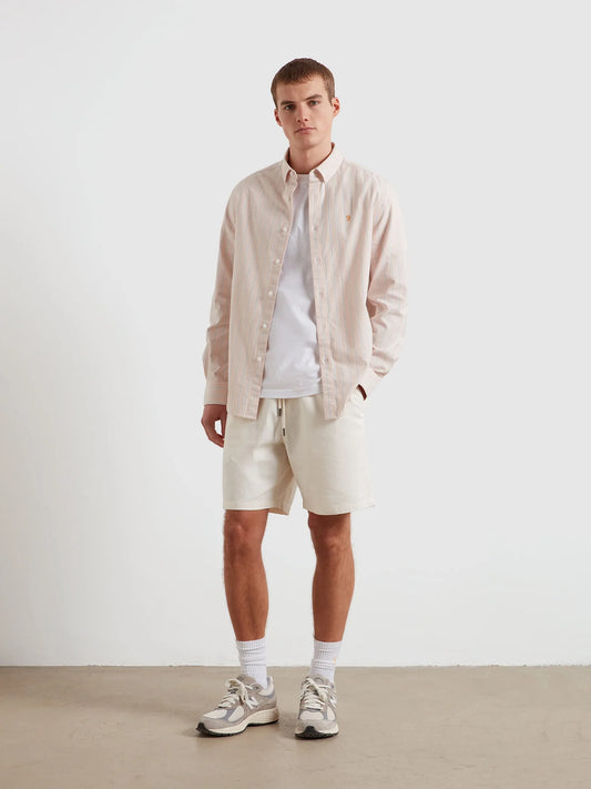 Farah Steen Striped Shirt // PINK