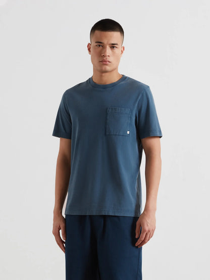 Farah Stacy Pocket T-Shirt // AEGAN BLUE
