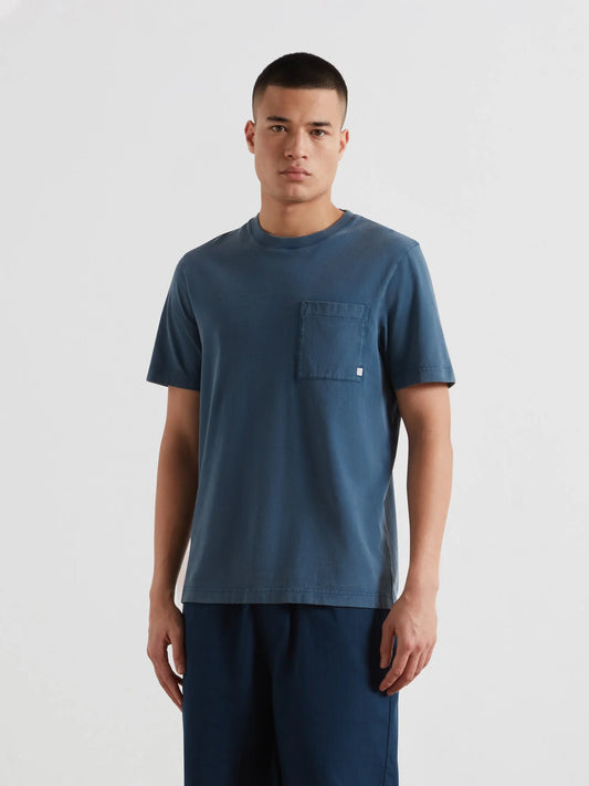 Farah Stacy Pocket T-Shirt // AEGAN BLUE