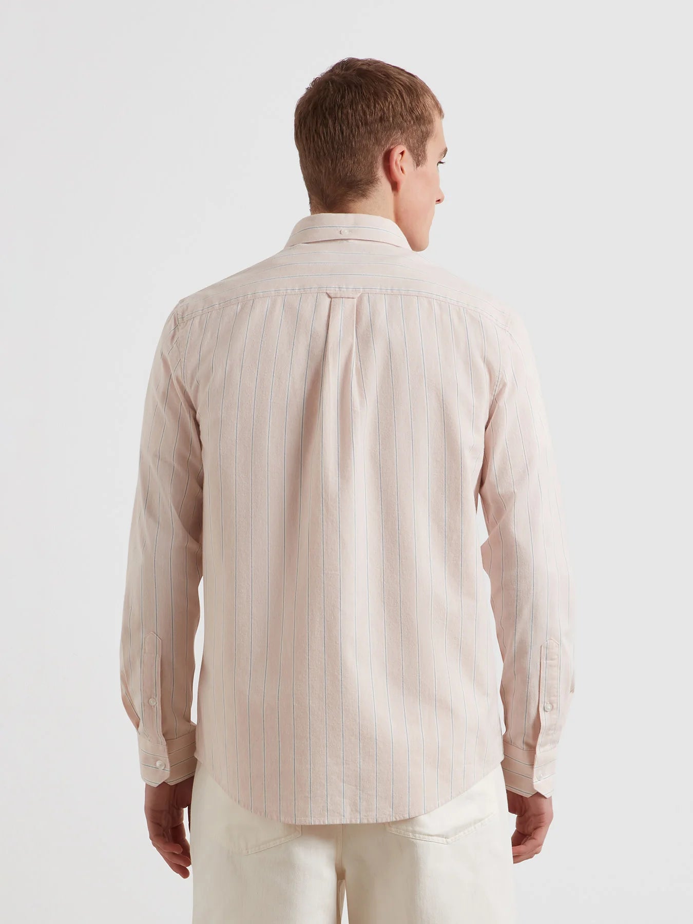 Farah Steen Striped Shirt // PINK