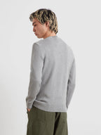 Farah Shepard Crew Sweater // GREY
