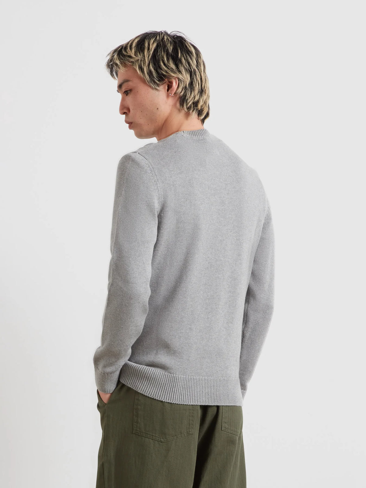 Farah Shepard Crew Sweater // GREY