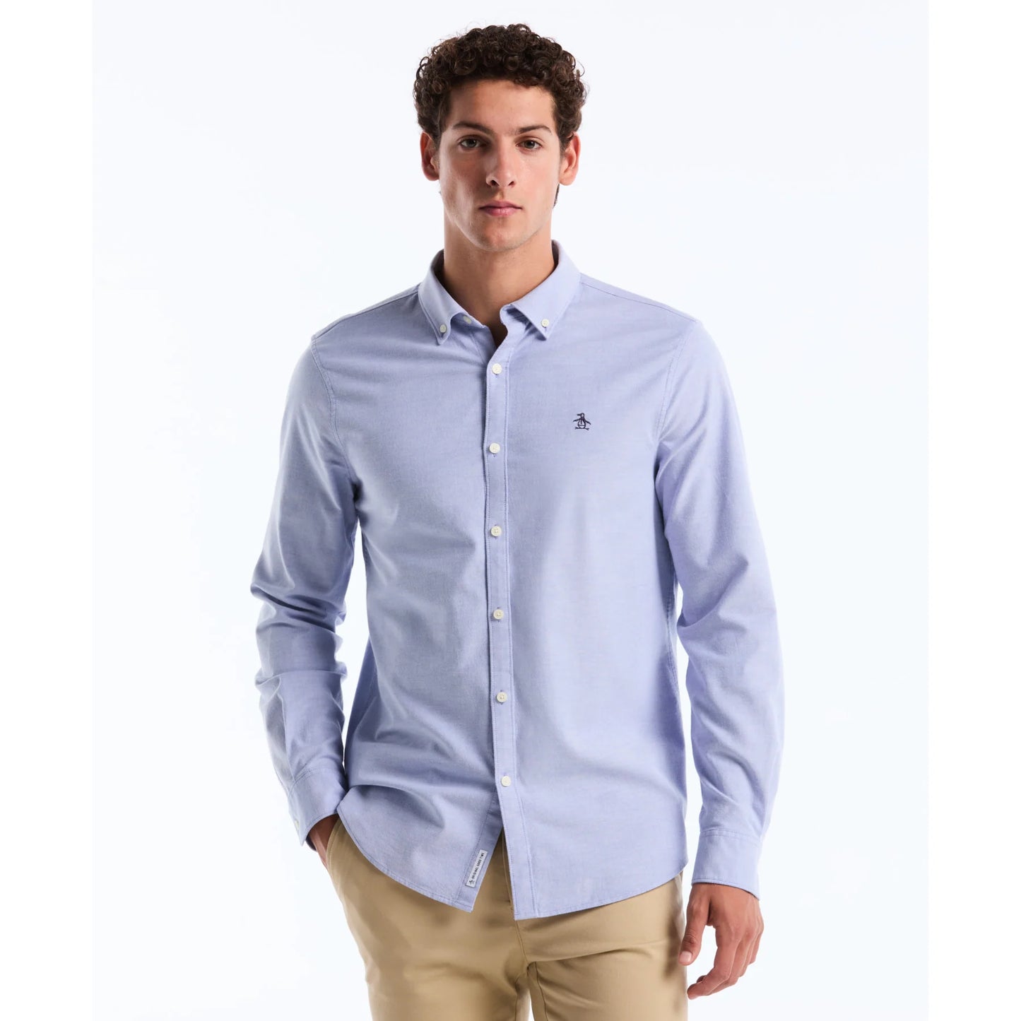 Penguin Oxford Shirt OPWB0035 // AMPARO BLUE