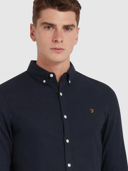 Farah Alban LS Shirt // TRUE NAVY