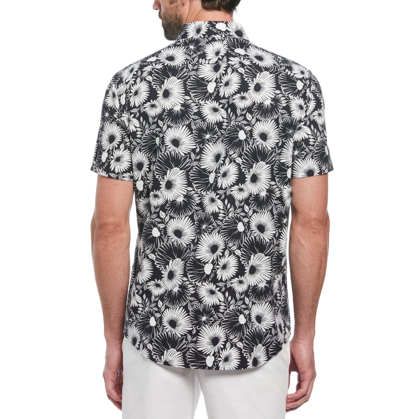 Penguin Floral Ecovero Shirt // DARK SAPPHIRE