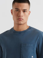 Farah Stacy Pocket T-Shirt // AEGAN BLUE