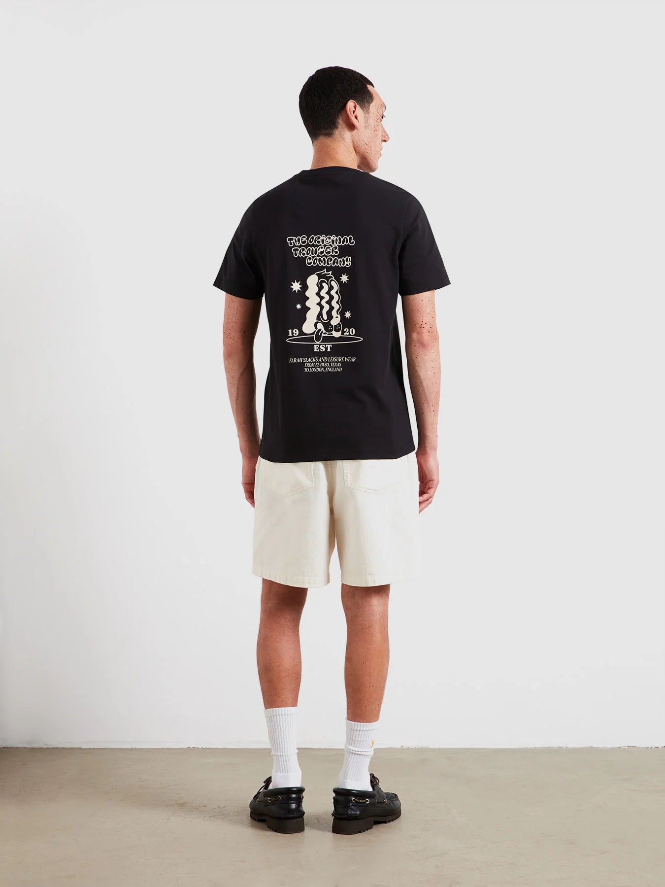 Farah Tristan T-shirt // BLACK