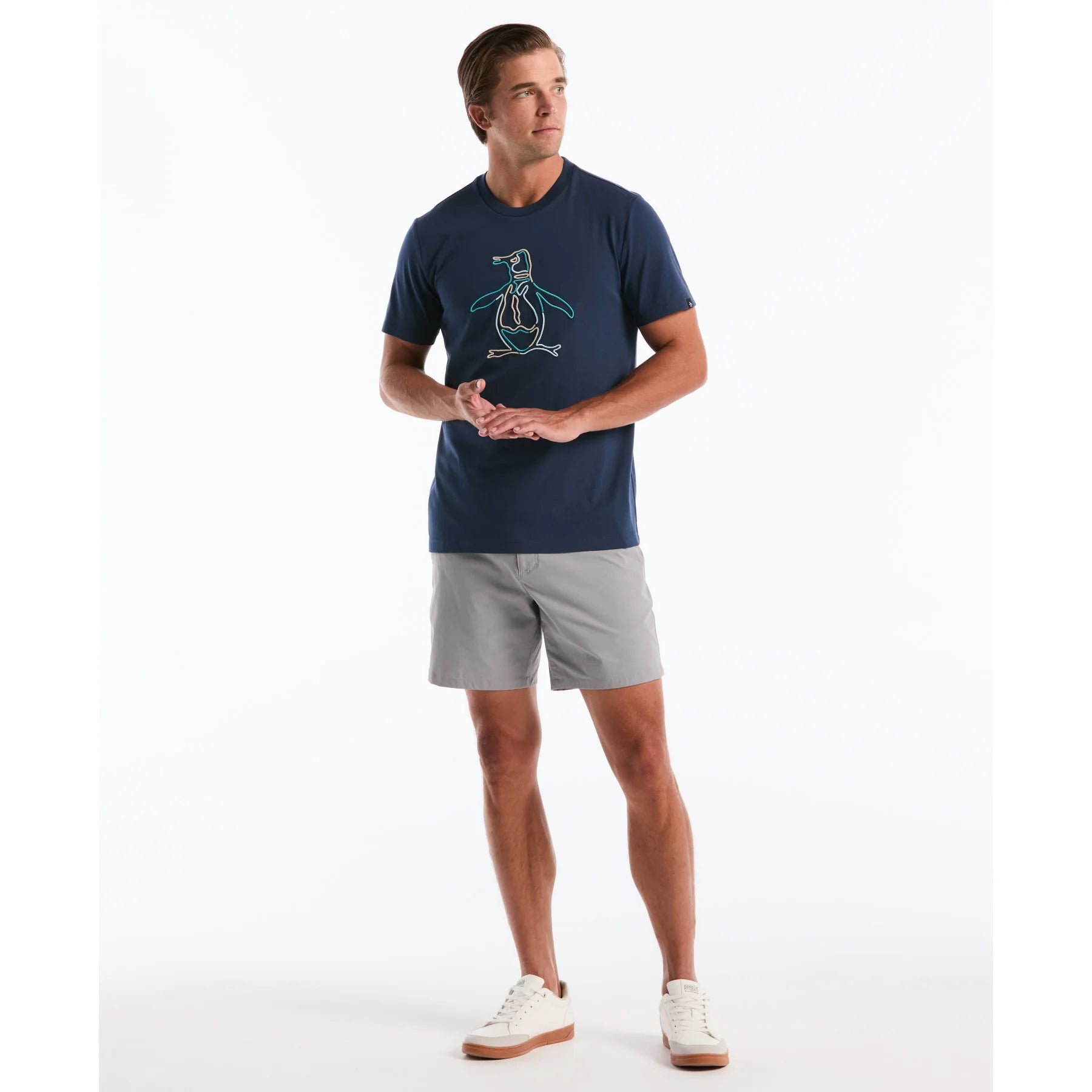 Penguin Outline Pete Graphic T-Shirt OPKF2559 // SARGASSO SEA