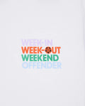 Weekend Offender Week In Week Out Tee // WHITE