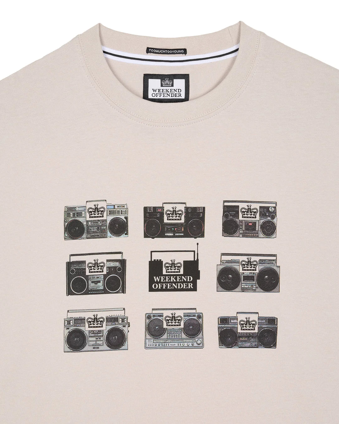 Weekend Offender Boombox Tee // PUMICE