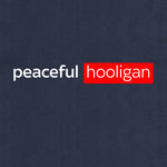 Peaceful Hooligan Broadcast Tee // NAVY