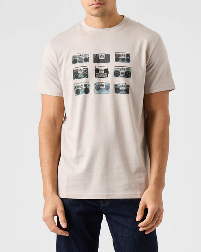 Weekend Offender Boombox Tee // PUMICE